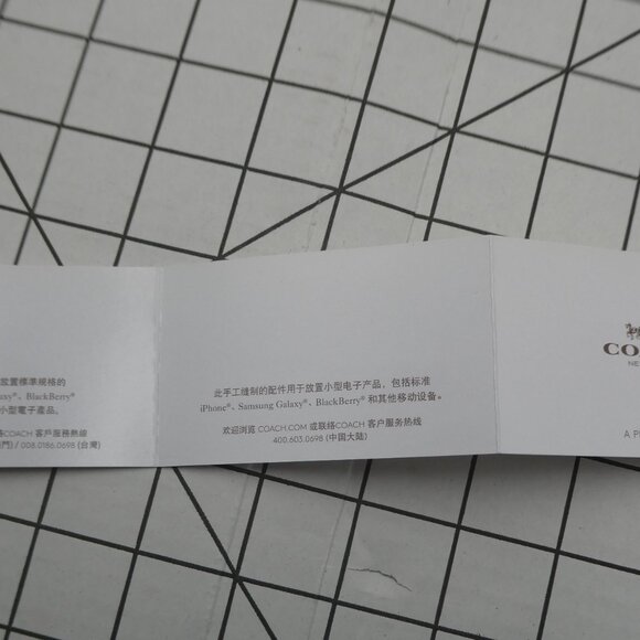 Coach Wristlet Purse - IM/Khaki/Midnight - Picture 6 of 12